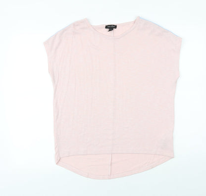 Womens UK Size S New Look Pink Basic T-Shirt