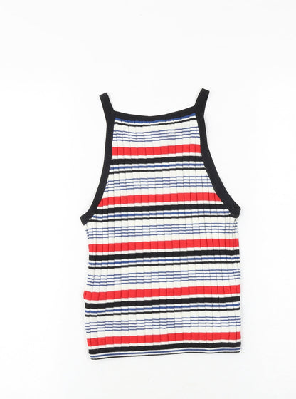 Womens UK Size XS H&M Multicoloured Basic Tank