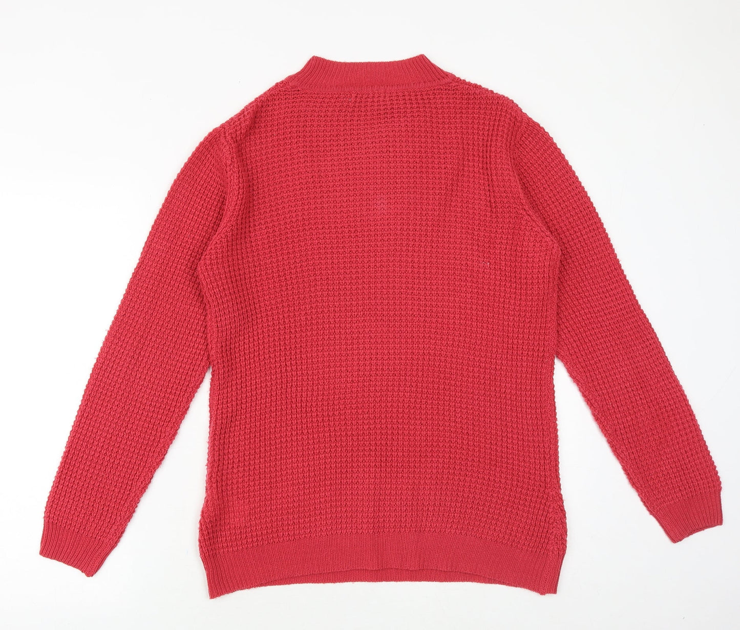 Womens UK Size 10 Damart Pink Pullover Jumper
