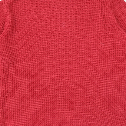 Womens UK Size 10 Damart Pink Pullover Jumper
