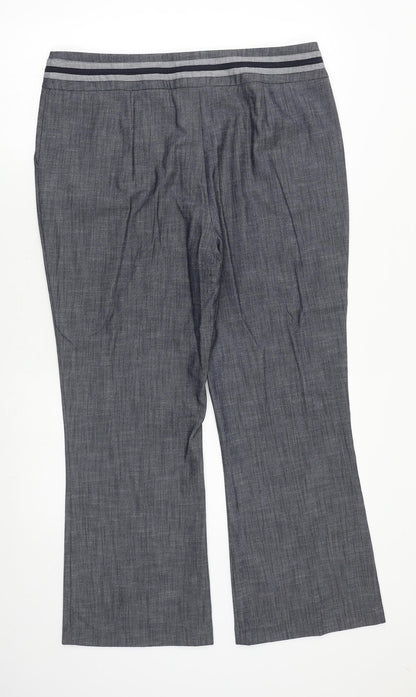 Womens UK Size 16 Marks and Spencer Regular Fit  Grey Trousers