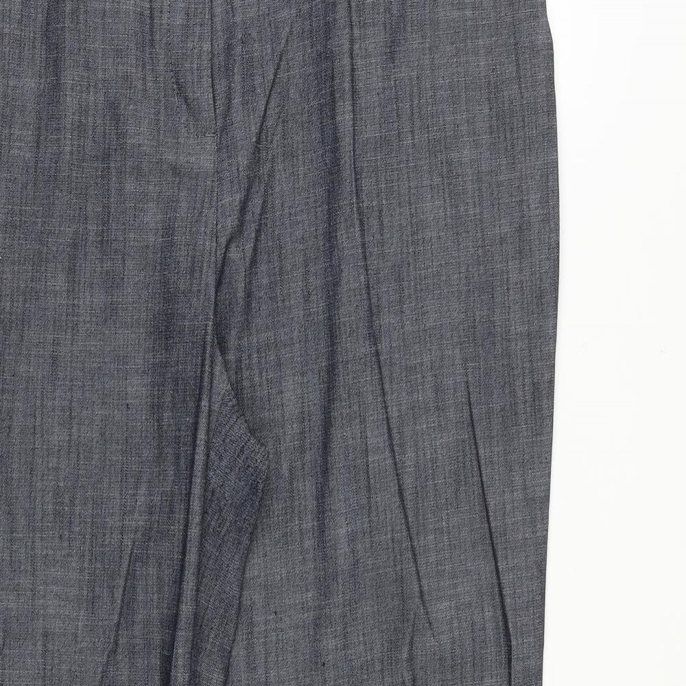 Womens UK Size 16 Marks and Spencer Regular Fit  Grey Trousers