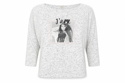 Womens UK Size 10 River Island Grey Basic T-Shirt