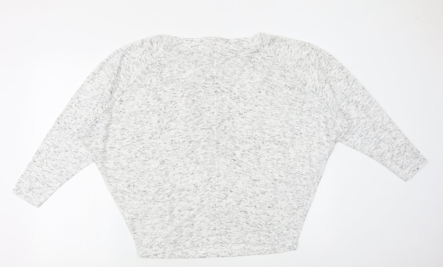 Womens UK Size 10 River Island Grey Basic T-Shirt