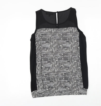 Womens UK Size 8 NEXT Black Basic Tank