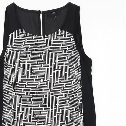 Womens UK Size 8 NEXT Black Basic Tank