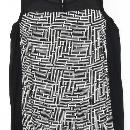 Womens UK Size 8 NEXT Black Basic Tank