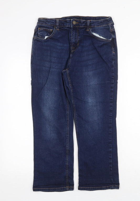 Womens UK Size 30 in Preworn Regular Fit Straight Blue Jeans