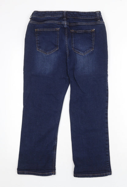 Womens UK Size 30 in Preworn Regular Fit Straight Blue Jeans