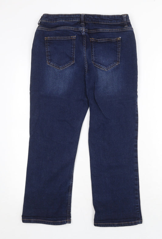 Womens UK Size 30 in Preworn Regular Fit Straight Blue Jeans