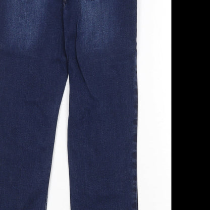 Womens UK Size 30 in Preworn Regular Fit Straight Blue Jeans