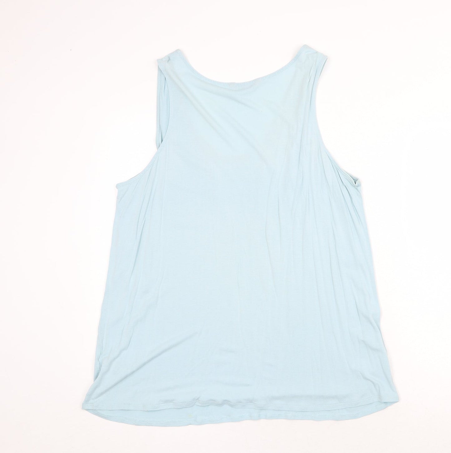 Womens UK Size 20 Marks and Spencer Blue Basic Tank