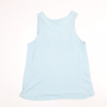 Womens UK Size 20 Marks and Spencer Blue Basic Tank