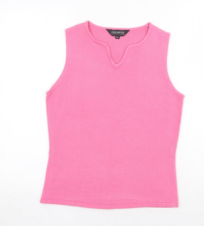 Womens UK Size M Paramour Pink Jersey Tank
