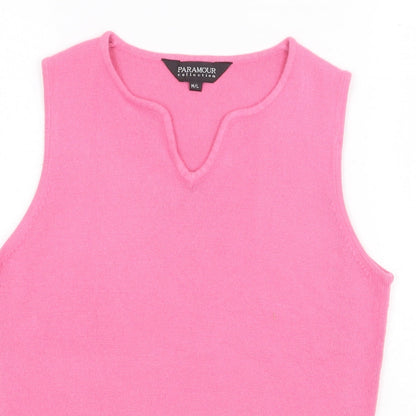 Womens UK Size M Paramour Pink Jersey Tank