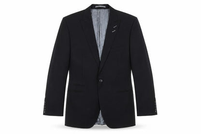 Mens UK Size 40 Red Herring Regular Black Suit Jacket