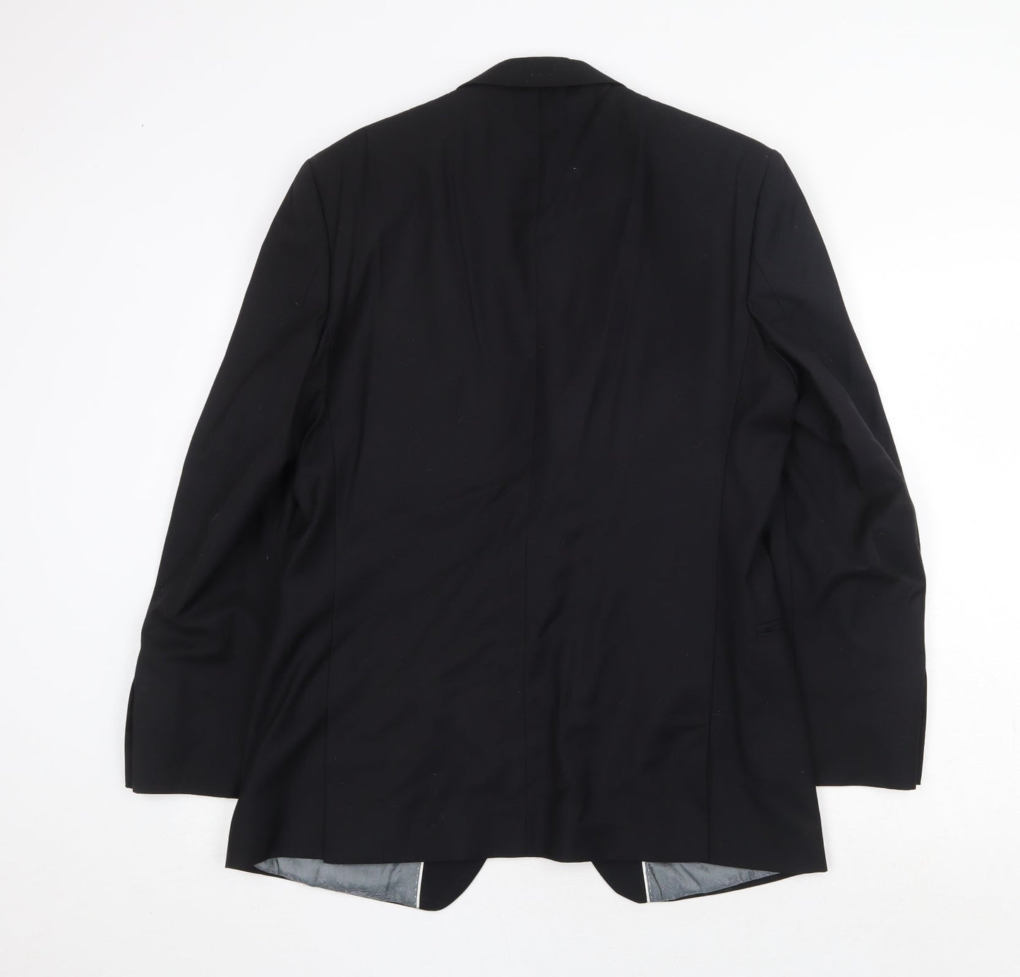 Mens UK Size 40 Red Herring Regular Black Suit Jacket