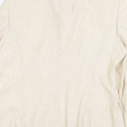 Womens UK Size 16 Preworn Beige Jacket
