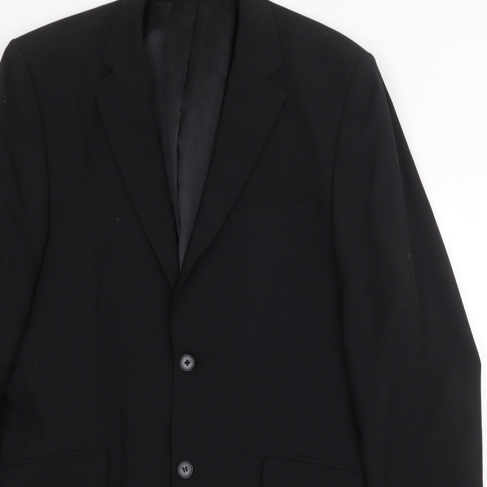 Mens UK Size 38 Burton Regular Black Suit Jacket