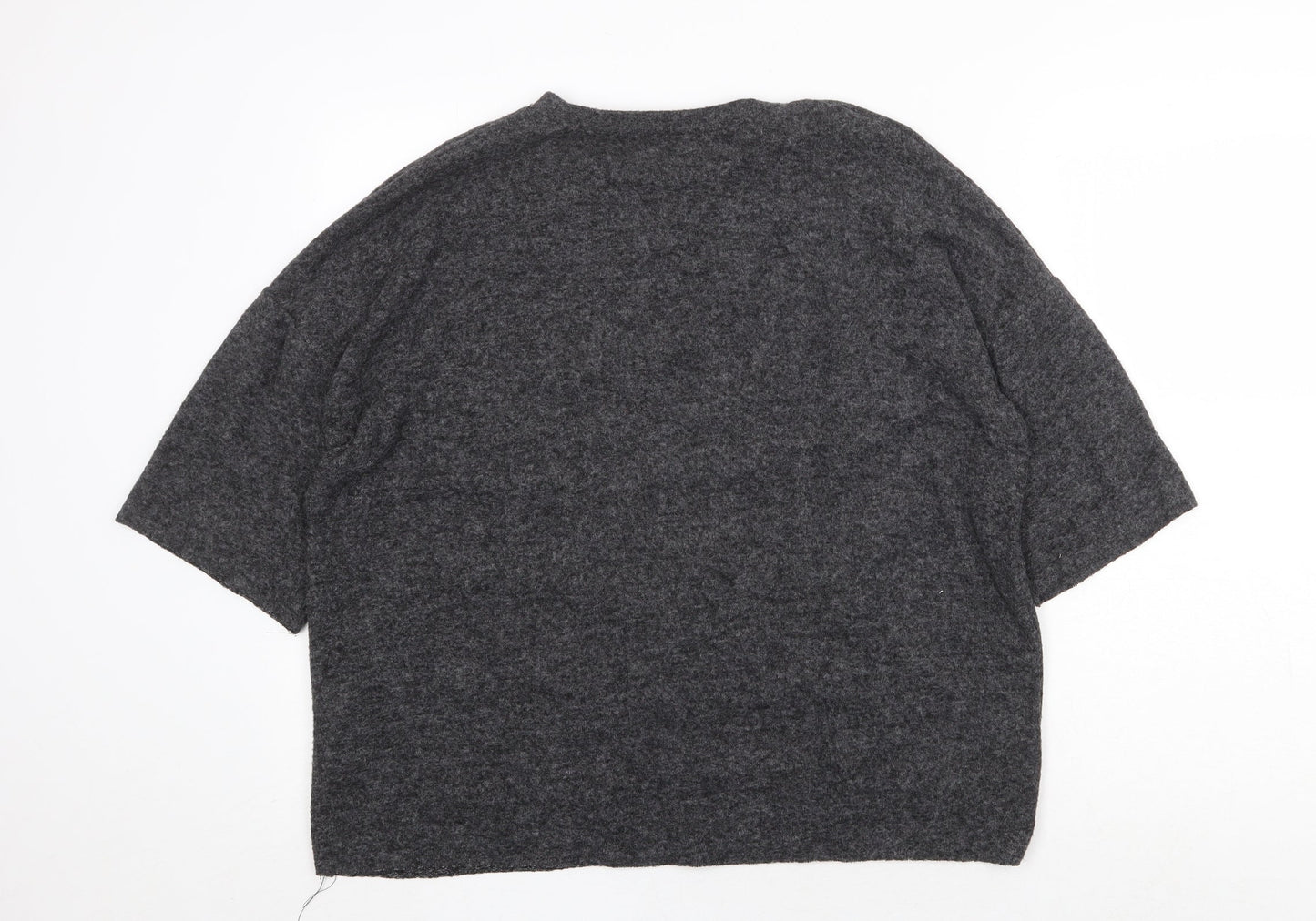 Womens UK Size S Zara Grey Pullover Jumper