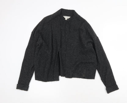 Womens UK Size S Miss Selfridge Grey Cardigan Jumper