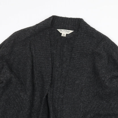 Womens UK Size S Miss Selfridge Grey Cardigan Jumper