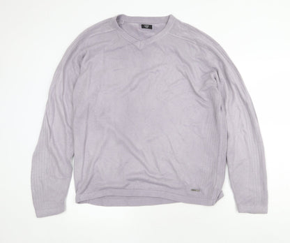 Mens UK Size L NEXT Purple Pullover Sweatshirt