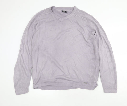 Mens UK Size L NEXT Purple Pullover Sweatshirt
