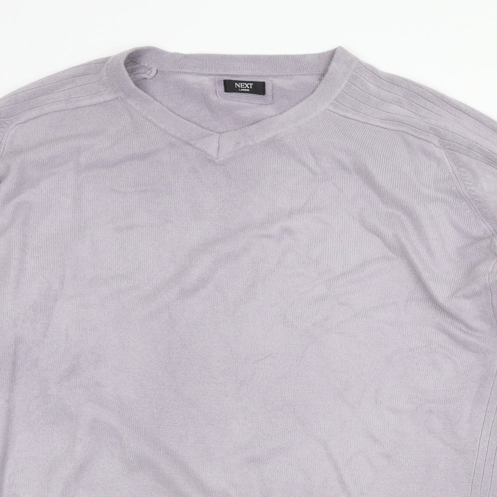 Mens UK Size L NEXT Purple Pullover Sweatshirt