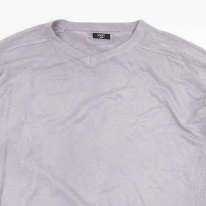 Mens UK Size L NEXT Purple Pullover Sweatshirt