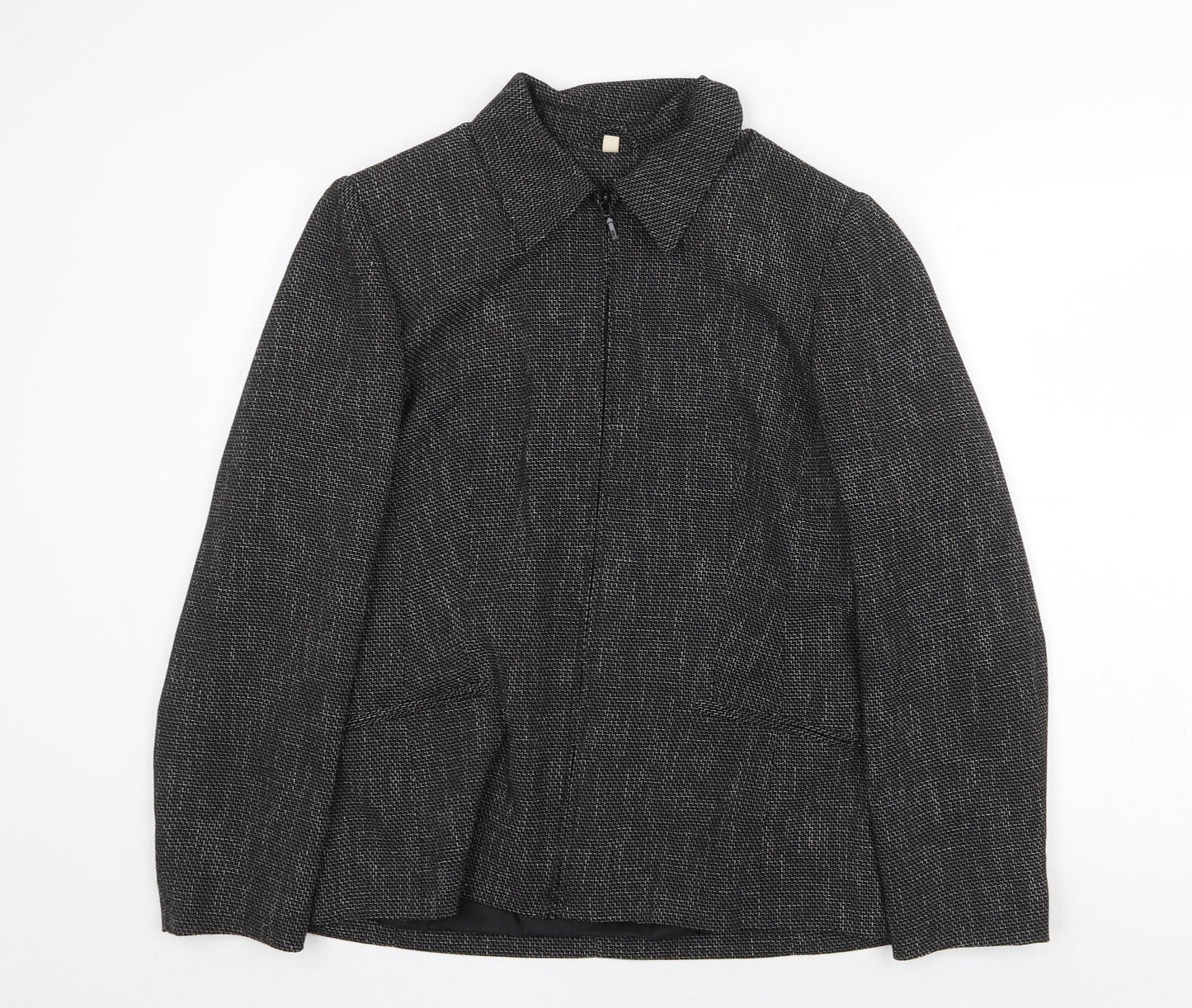 Womens UK Size 14 Preworn Black Jacket