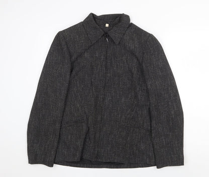 Womens UK Size 14 Preworn Black Jacket