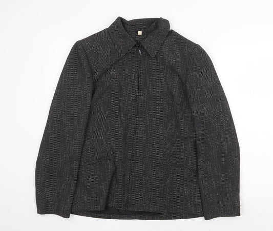 Womens UK Size 14 Preworn Black Jacket