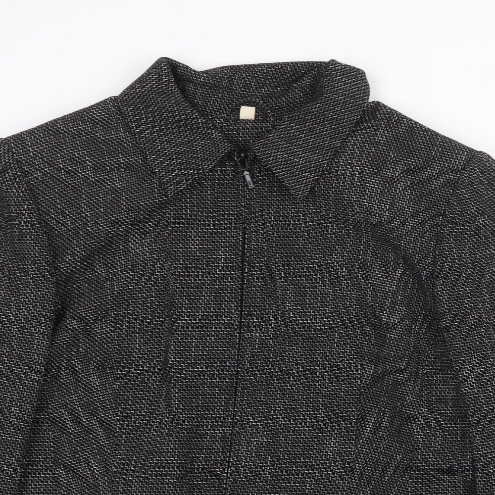 Womens UK Size 14 Preworn Black Jacket