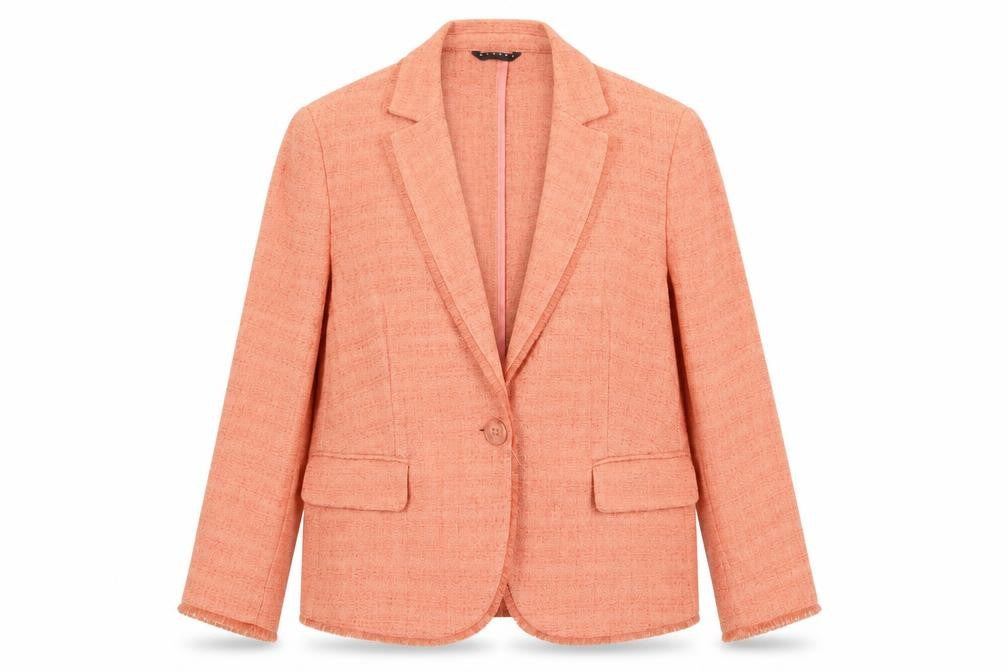 Womens UK Size 10 Sisley Orange Jacket
