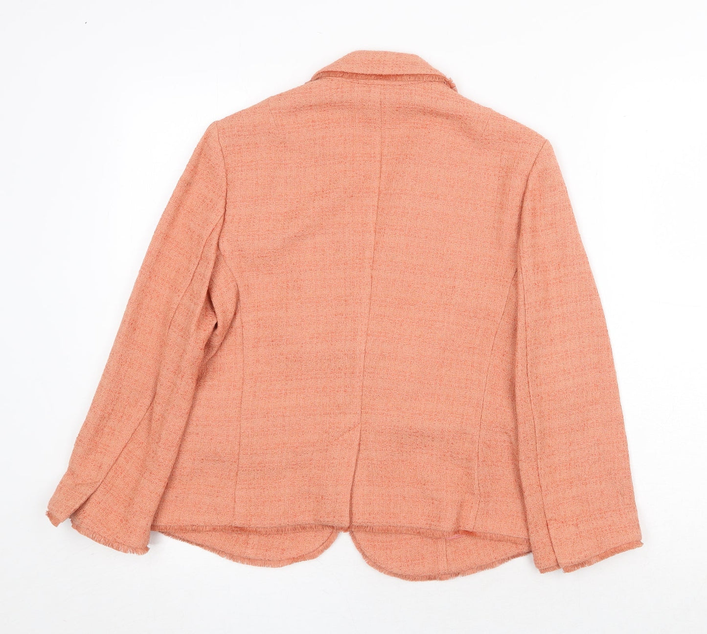 Womens UK Size 10 Sisley Orange Jacket