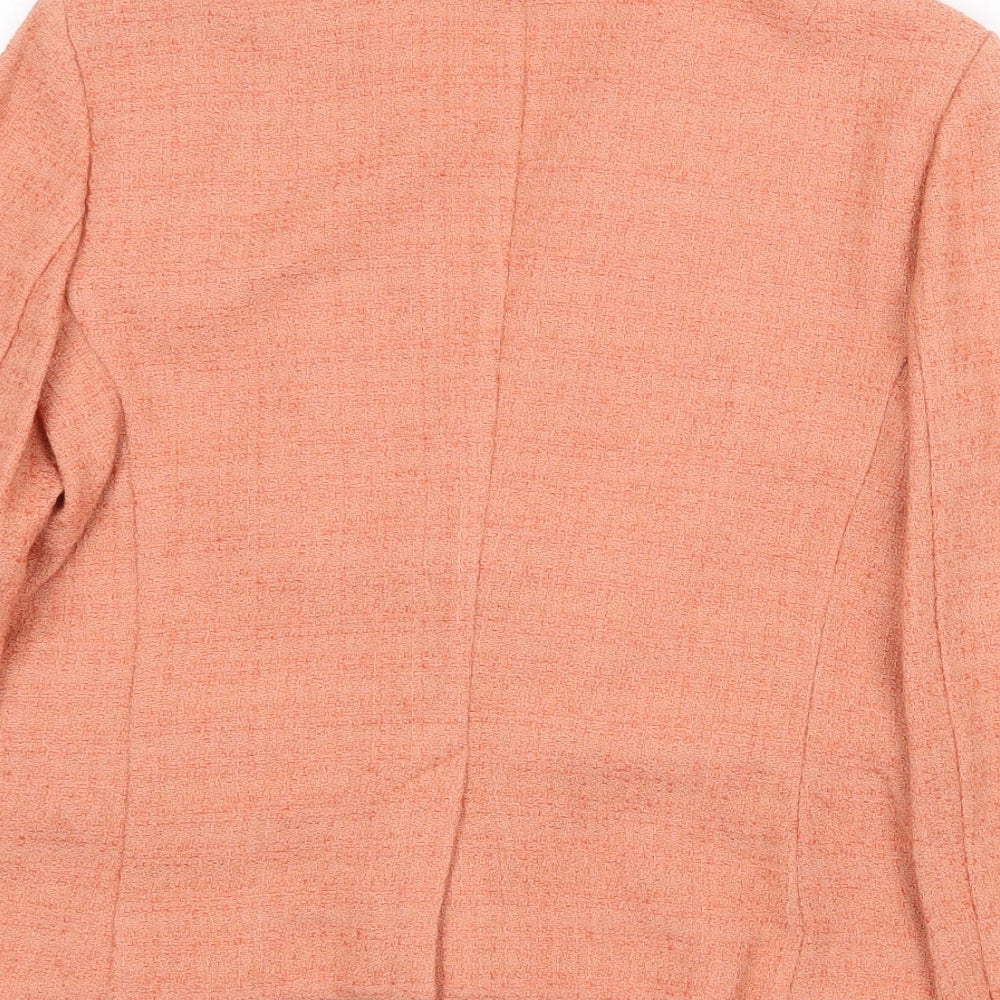 Womens UK Size 10 Sisley Orange Jacket