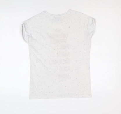 Primark Girls Grey Polyester Basic T-Shirt Size 12-13 Years Round Neck Pullover - My Christmas Checklist