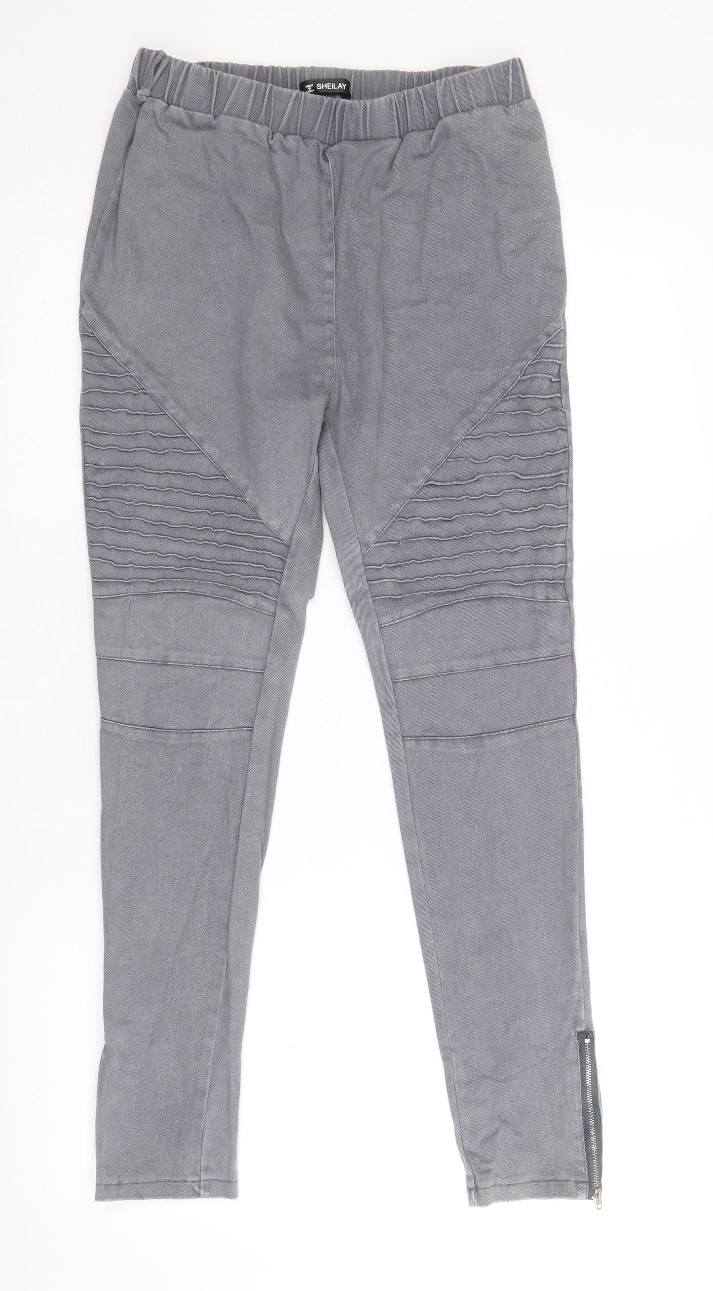 Womens UK Size L sheilay Regular Fit Jegging Grey Jeans