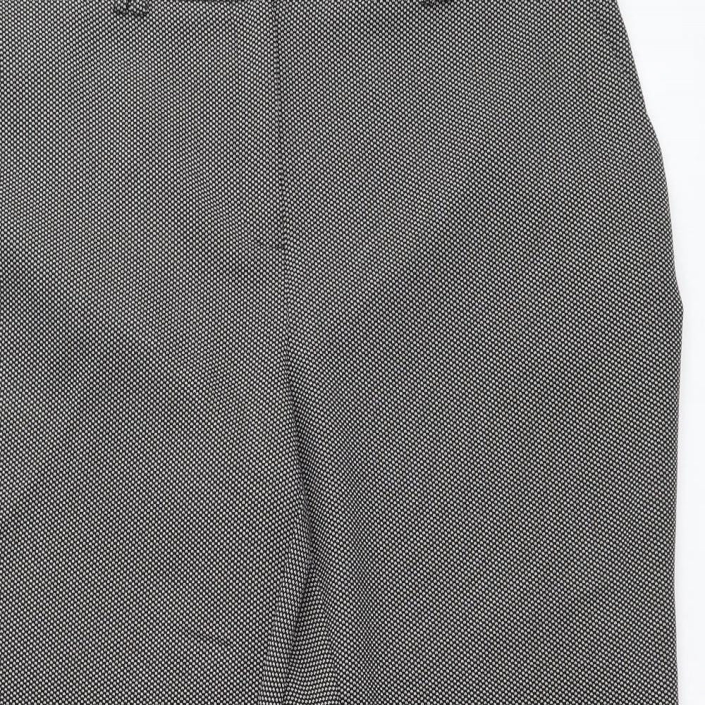 Womens UK Size 16 Dorothy Perkins Regular Fit Chino Black Trousers