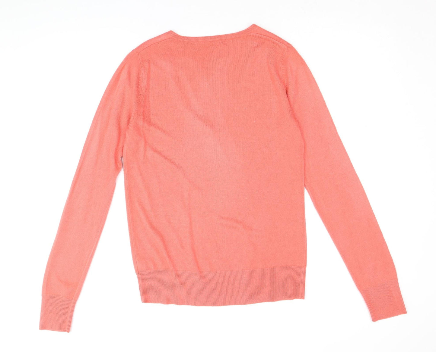 Womens UK Size 12 Essentials Pink Pullover Jumper