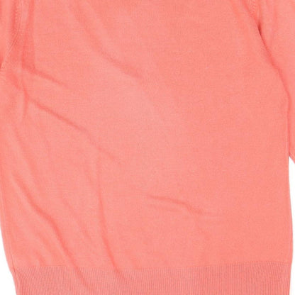 Womens UK Size 12 Essentials Pink Pullover Jumper