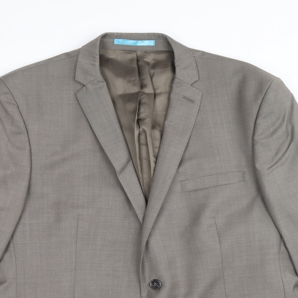 Mens UK Size 42 Burton Regular Brown Suit Jacket