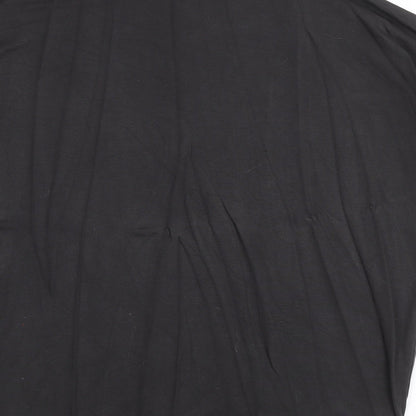 River Island Womens Grey Viscose Pullover Sweatshirt Size 10 Pullover - Cold Shoulder