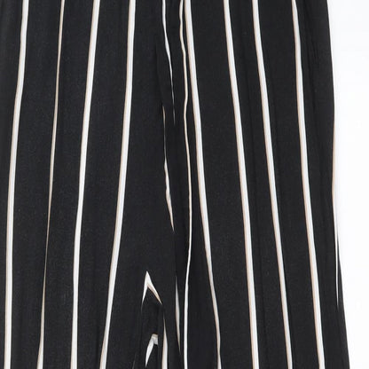 Womens UK Size 8 H&M Regular Fit  Black Trousers