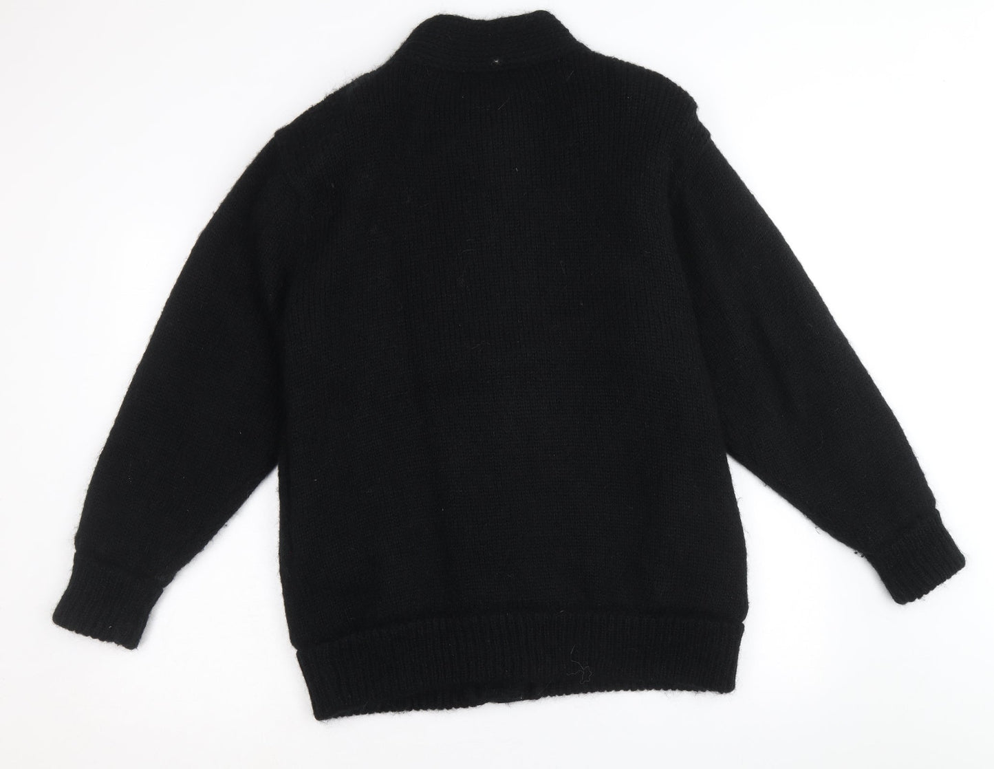 Womens UK Size M Joella Di Marco Black Pea Coat