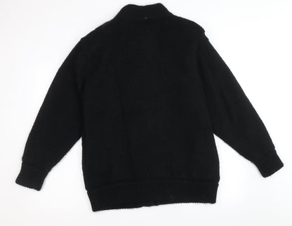 Womens UK Size M Joella Di Marco Black Pea Coat