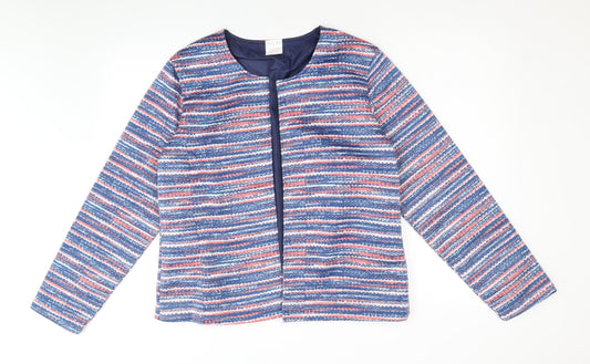 Womens UK Size M Anne De Lancay Blue Jacket