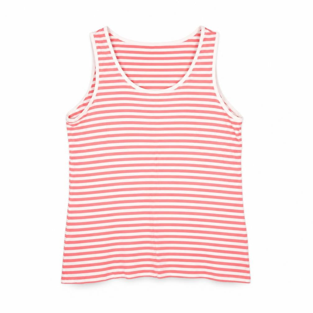Womens UK Size 16 Cotton Traders Red Basic Tank