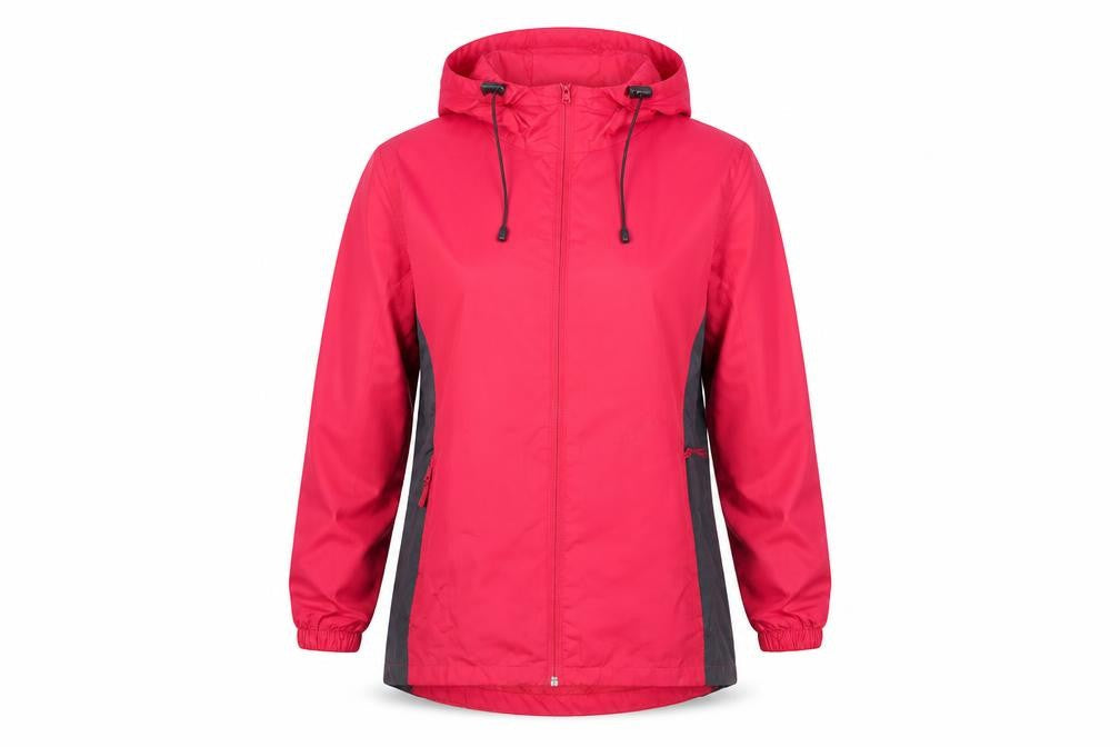 Womens UK Size 8 Crane Pink Windbreaker Coat